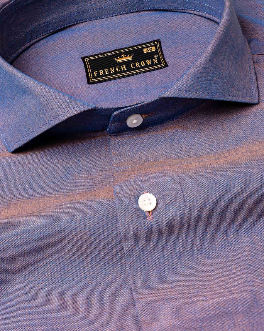 Chambray Blue and Rose Quartz Dual Tone Chambray Textured Premium Cotton Shirt 7054-CA-38, 7054-CA-H-38, 7054-CA-39, 7054-CA-H-39, 7054-CA-40, 7054-CA-H-40, 7054-CA-42, 7054-CA-H-42, 7054-CA-44, 7054-CA-H-44, 7054-CA-46, 7054-CA-H-46, 7054-CA-48, 7054-CA-H-48, 7054-CA-50, 7054-CA-H-50, 7054-CA-52, 7054-CA-H-52