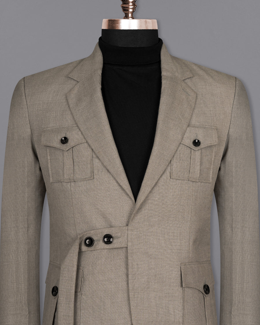 Zorba Grey Woolrich Patch Pocket Sports Blazer BL1475-D3-36,BL1475-D3-38,BL1475-D3-40,BL1475-D3-42,BL1475-D3-44,BL1475-D3-46,BL1475-D3-48,BL1475-D3-50,BL1475-D3-52,BL1475-D3-54,BL1475-D3-56,BL1475-D3-58,BL1475-D3-60