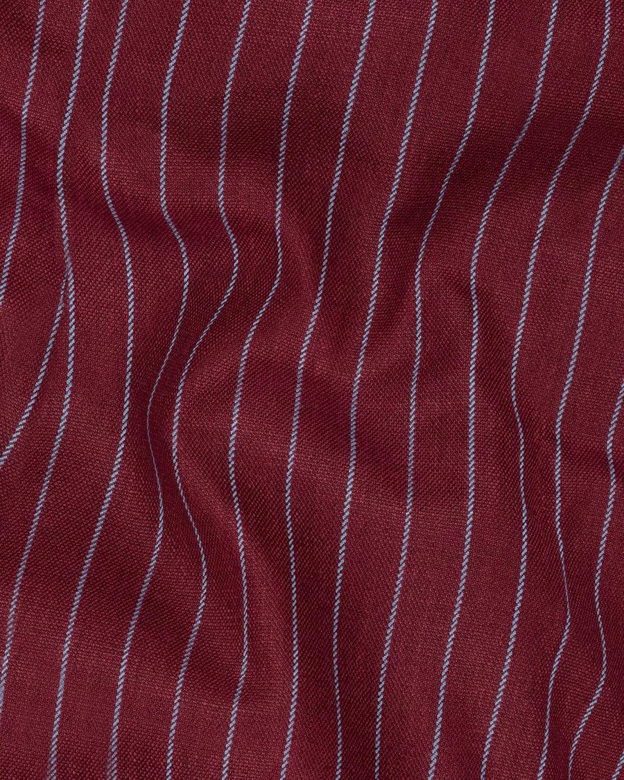 Paprika Red Striped Wool Rich Blazer BL1501-SB-36, BL1501-SB-38, BL1501-SB-40, BL1501-SB-42, BL1501-SB-44, BL1501-SB-46, BL1501-SB-48, BL1501-SB-50, BL1501-SB-52, BL1501-SB-54, BL1501-SB-56, BL1501-SB-58, BL1501-SB-60