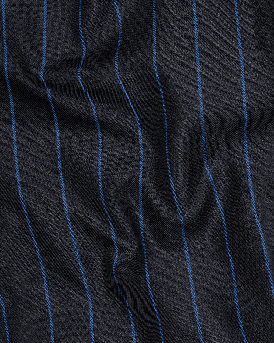 Jade Black Retro Striped Wool Rich Tuxedo Blazer BL1508-BKL-36, BL1508-BKL-38, BL1508-BKL-40, BL1508-BKL-42, BL1508-BKL-44, BL1508-BKL-46, BL1508-BKL-48, BL1508-BKL-50, BL1508-BKL-52, BL1508-BKL-54, BL1508-BKL-56, BL1508-BKL-58, BL1508-BKL-60