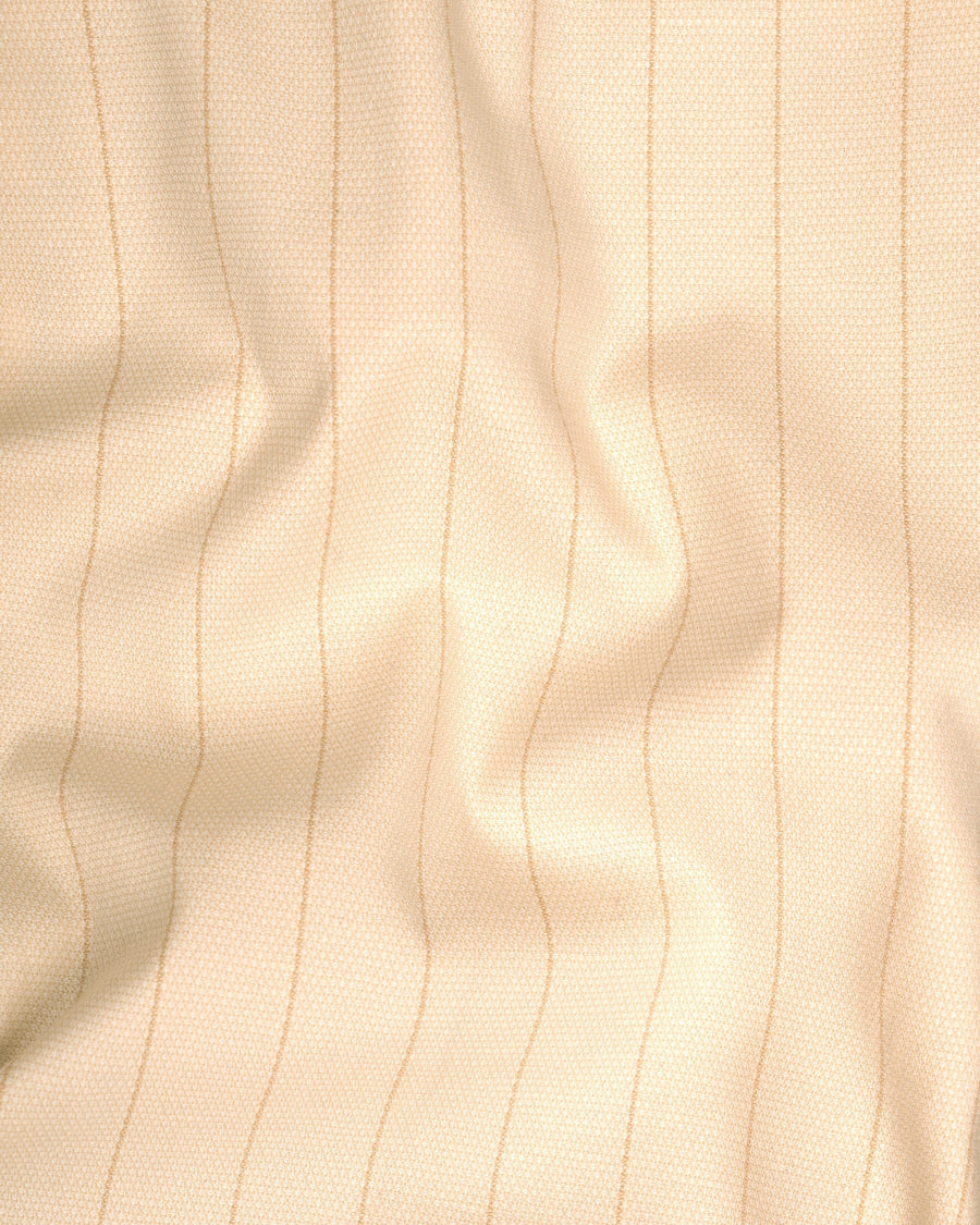 Light Apricot Striped Cross Buttoned Bandhgala Blazer BL1709-CBG2-36, BL1709-CBG2-38, BL1709-CBG2-40, BL1709-CBG2-42, BL1709-CBG2-44, BL1709-CBG2-46, BL1709-CBG2-48, BL1709-CBG2-50, BL1709-CBG2-52, BL1709-CBG2-54, BL1709-CBG2-56, BL1709-CBG2-58, BL1709-CBG2-60