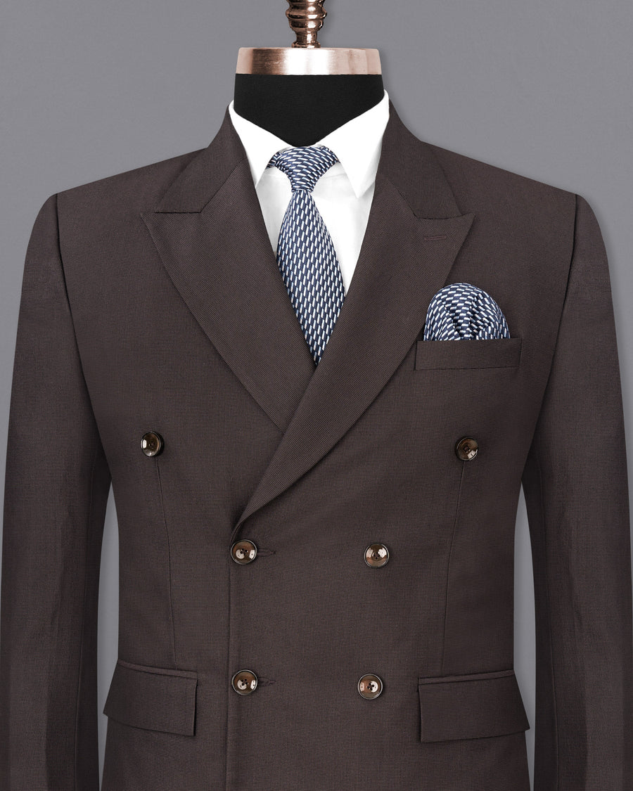 Bleached Cedar Brown Double Breasted Blazer BL1723-DB-36,BL1723-DB-38,BL1723-DB-40,BL1723-DB-42,BL1723-DB-44,BL1723-DB-46,BL1723-DB-48,BL1723-DB-50,BL1723-DB-52,BL1723-DB-54,BL1723-DB-56,BL1723-DB-58,BL1723-DB-60