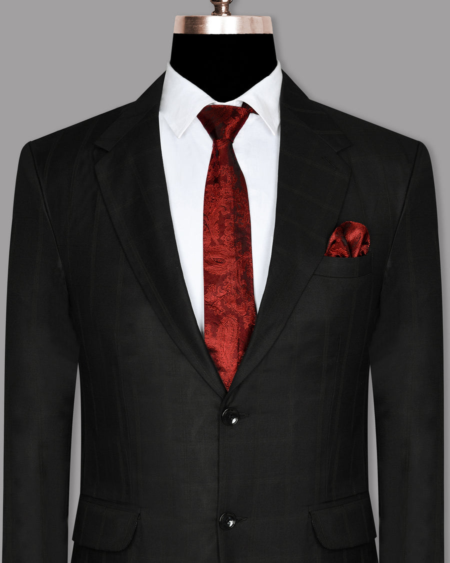 Coffee Tonal Windowpane Wool Blazer BL705SB-36, BL705SB-54, BL705SB-60, BL705SB-38, BL705SB-44, BL705SB-46, BL705SB-42, BL705SB-52, BL705SB-56, BL705SB-58, BL705SB-40, BL705SB-50, BL705SB-48
