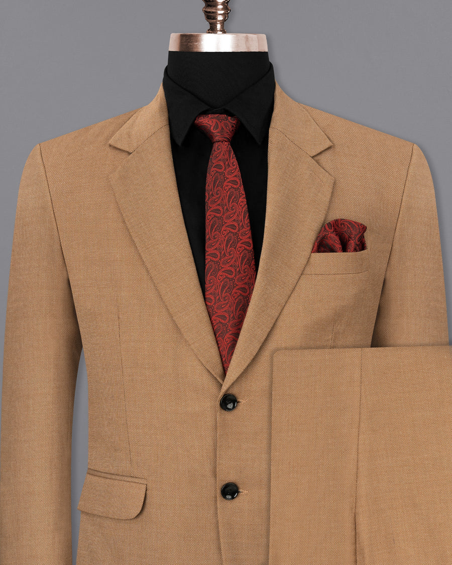Brownish Dobby Textured Suit ST1718-SB-36,ST1718-SB-38,ST1718-SB-40,ST1718-SB-42,ST1718-SB-44,ST1718-SB-46,ST1718-SB-48,ST1718-SB-50,ST1718-SB-52,ST1718-SB-54,ST1718-SB-56,ST1718-SB-58,ST1718-SB-60