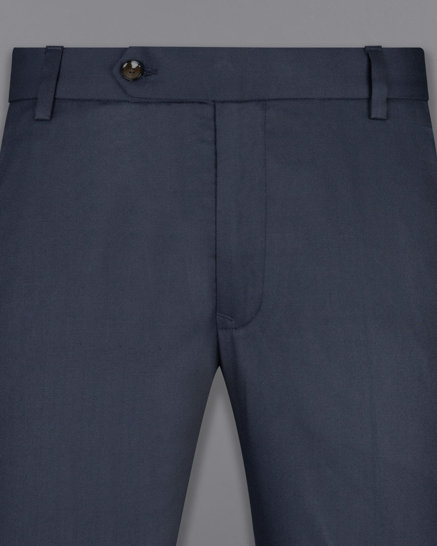 Valhalla Blue Wool Rich Pant