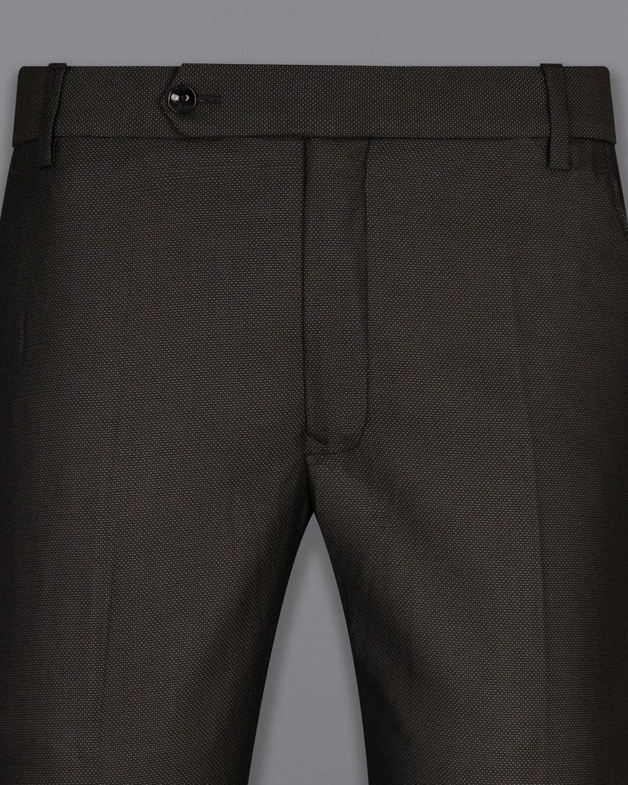 Blackish Brown Wool Rich Pant T1526-28, T1526-30, T1526-32, T1526-34, T1526-36, T1526-38, T1526-40, T1526-42, T1526-44