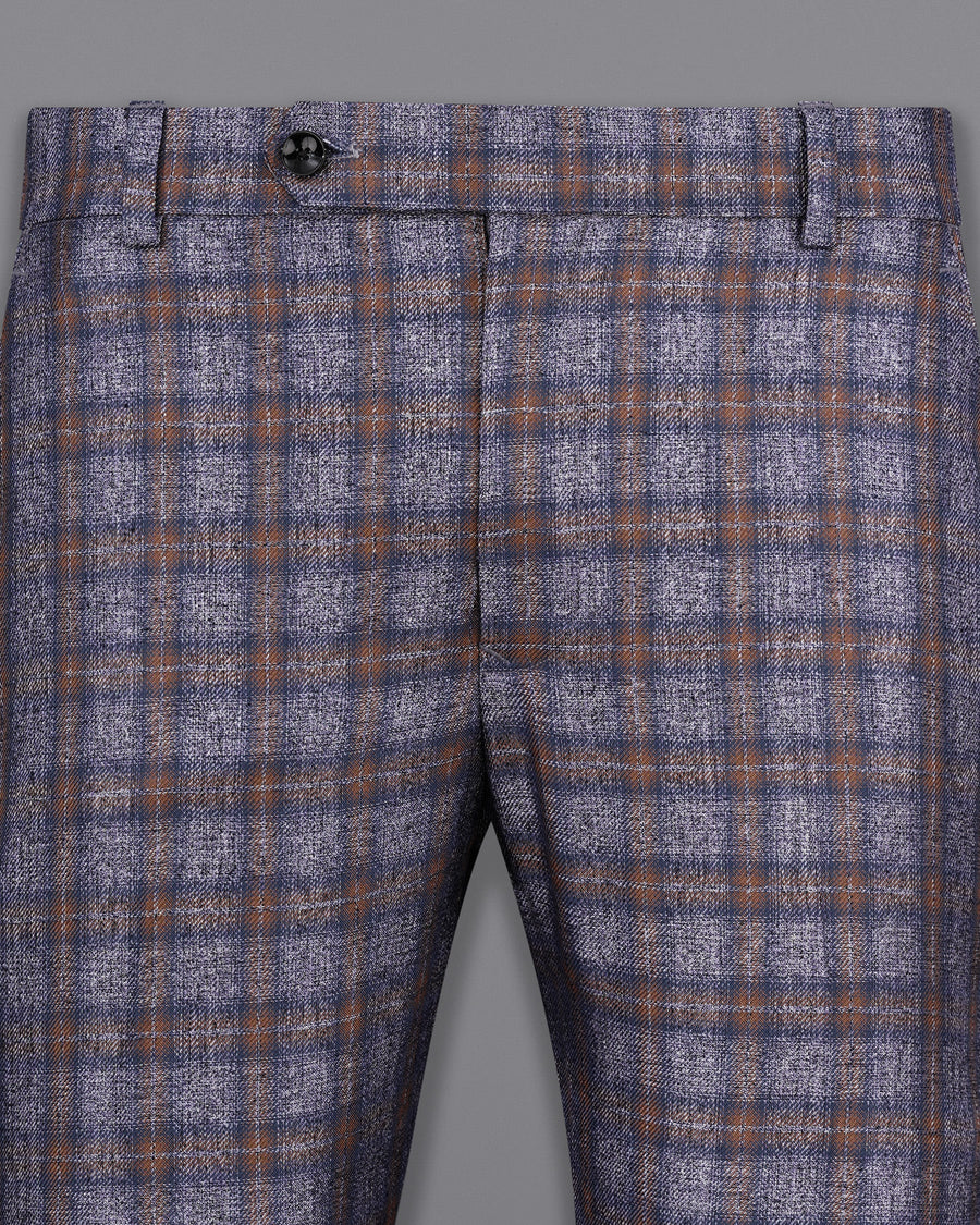 Martini Gray with Potters Brown Plaid Pant T2147-28, T2147-30, T2147-32, T2147-34, T2147-36, T2147-38, T2147-40, T2147-42, T2147-44