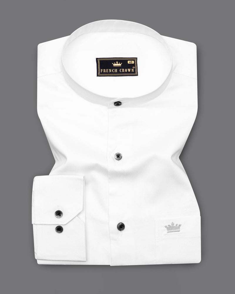 Bright White Premium Giza Cotton shirt