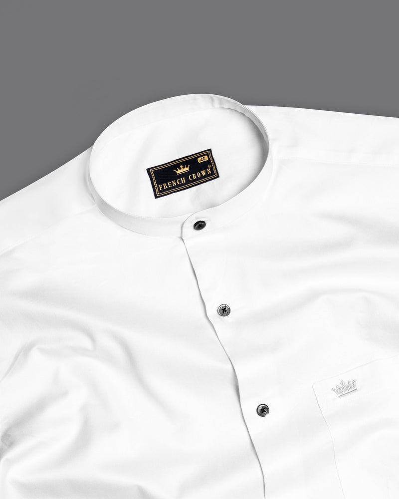 Bright White Premium Giza Cotton shirt