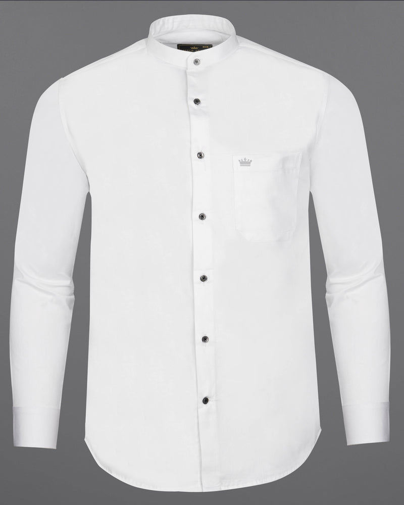 Bright White Super Soft Giza Cotton SHIRT