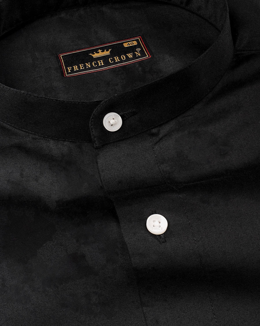 Jade Black Super Soft Giza Cotton SHIRT 2870M-BLK-52, 2870M-BLK-46, 2870M-BLK-H-40, 2870M-BLK-H-52, 2870M-BLK-H-44, 2870M-BLK-H-39, 2870M-BLK-50, 2870M-BLK-40, 2870M-BLK-42, 2870M-BLK-48, 2870M-BLK-39, 2870M-BLK-H-48, 2870M-BLK-H-38, 2870M-BLK-H-42, 2870M-BLK-H-46, 2870M-BLK-44, 2870M-BLK-38, 2870M-BLK-H-50