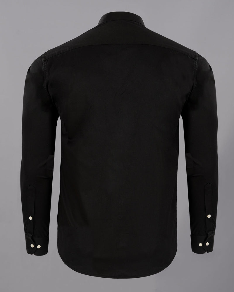 Jade Black Super Soft Giza Cotton Shirt