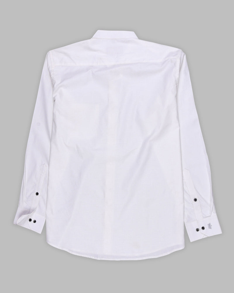 Bright White Super Soft Giza Cotton Evening Shirt