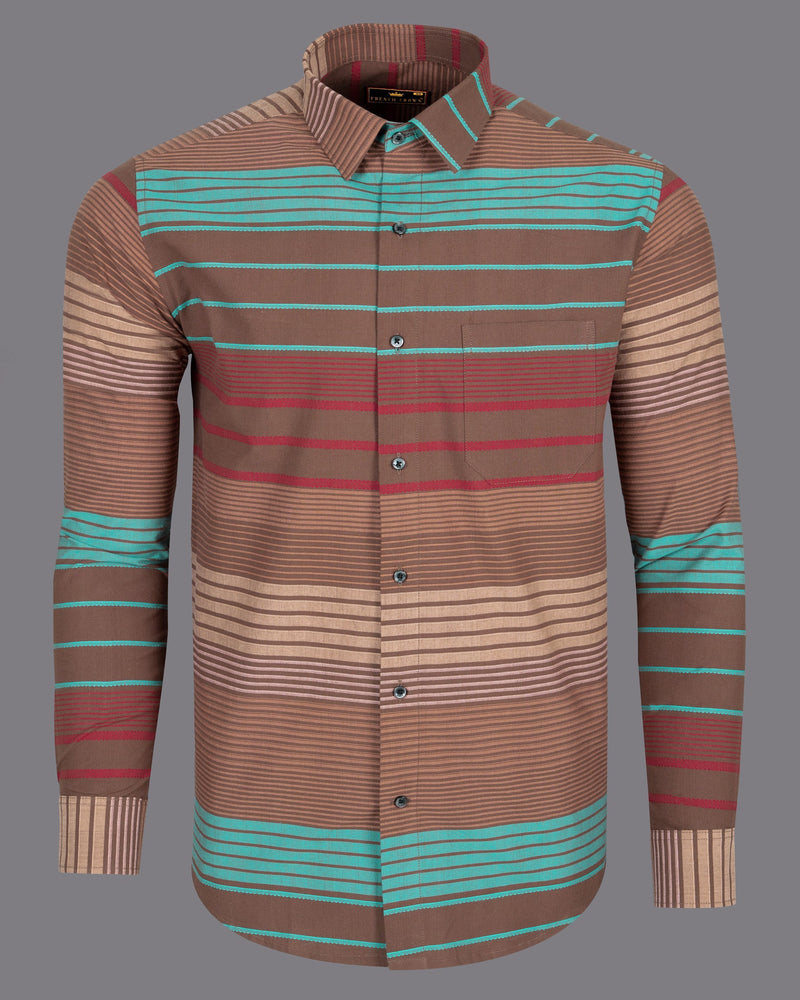 Sandal Brown Striped Dobby Textured Premium Giza Cotton Shirt 5102-BLK-38, 5102-BLK-H-38, 5102-BLK-39, 5102-BLK-H-39, 5102-BLK-40, 5102-BLK-H-40, 5102-BLK-42, 5102-BLK-H-42, 5102-BLK-44, 5102-BLK-H-44, 5102-BLK-46, 5102-BLK-H-46, 5102-BLK-48, 5102-BLK-H-48, 5102-BLK-50, 5102-BLK-H-50, 5102-BLK-52, 5102-BLK-H-52