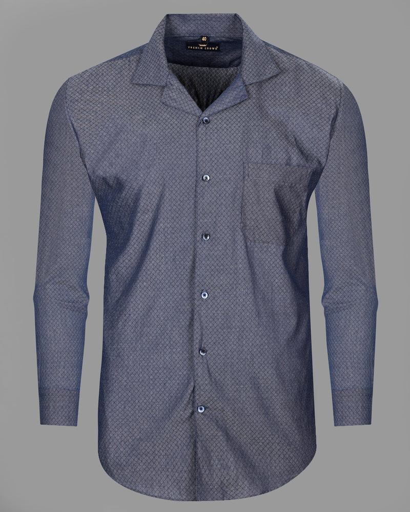 Dolphin Grey Dobby Textured Premium Giza Cotton Shirt 5297-CC-BLE-38, 5297-CC-BLE-H-38, 5297-CC-BLE-39, 5297-CC-BLE-H-39, 5297-CC-BLE-40, 5297-CC-BLE-H-40, 5297-CC-BLE-42, 5297-CC-BLE-H-42, 5297-CC-BLE-44, 5297-CC-BLE-H-44, 5297-CC-BLE-46, 5297-CC-BLE-H-46, 5297-CC-BLE-48, 5297-CC-BLE-H-48, 5297-CC-BLE-50, 5297-CC-BLE-H-50, 5297-CC-BLE-52, 5297-CC-BLE-H-52