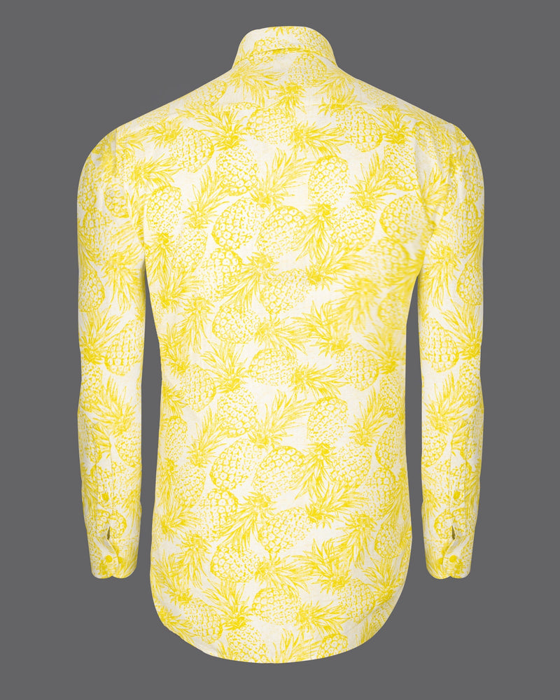 Bright Sun Pineapple Printed Premium Tencel Shirt 5305-YL-38, 5305-YL-H-38, 5305-YL-39, 5305-YL-H-39, 5305-YL-40, 5305-YL-H-40, 5305-YL-42, 5305-YL-H-42, 5305-YL-44, 5305-YL-H-44, 5305-YL-46, 5305-YL-H-46, 5305-YL-48, 5305-YL-H-48, 5305-YL-50, 5305-YL-H-50, 5305-YL-52, 5305-YL-H-52