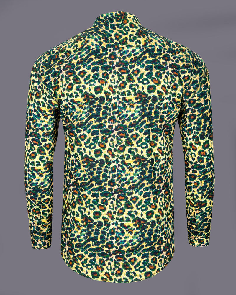 Cheetah Printed Premium Satin Kurta Shirt 5365-KS-38, 5365-KS-H-38, 5365-KS-39, 5365-KS-H-39, 5365-KS-40, 5365-KS-H-40, 5365-KS-42, 5365-KS-H-42, 5365-KS-44, 5365-KS-H-44, 5365-KS-46, 5365-KS-H-46, 5365-KS-48, 5365-KS-H-48, 5365-KS-50, 5365-KS-H-50, 5365-KS-52, 5365-KS-H-52