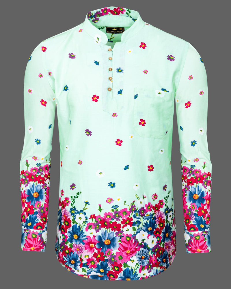 Granny Apple Floral Printed Premium Satin Kurta Shirt 5466-KS-38, 5466-KS-H-38, 5466-KS-39, 5466-KS-H-39, 5466-KS-40, 5466-KS-H-40, 5466-KS-42, 5466-KS-H-42, 5466-KS-44, 5466-KS-H-44, 5466-KS-46, 5466-KS-H-46, 5466-KS-48, 5466-KS-H-48, 5466-KS-50, 5466-KS-H-50, 5466-KS-52, 5466-KS-H-52