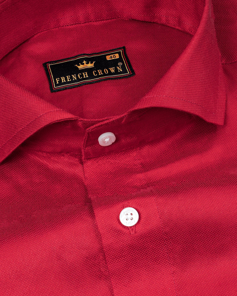 Bright Red Dobby Textured Premium Giza Cotton Shirt 5575-CA-38, 5575-CA-H-38, 5575-CA-39, 5575-CA-H-39, 5575-CA-40, 5575-CA-H-40, 5575-CA-42, 5575-CA-H-42, 5575-CA-44, 5575-CA-H-44, 5575-CA-46, 5575-CA-H-46, 5575-CA-48, 5575-CA-H-48, 5575-CA-50, 5575-CA-H-50, 5575-CA-52, 5575-CA-H-52