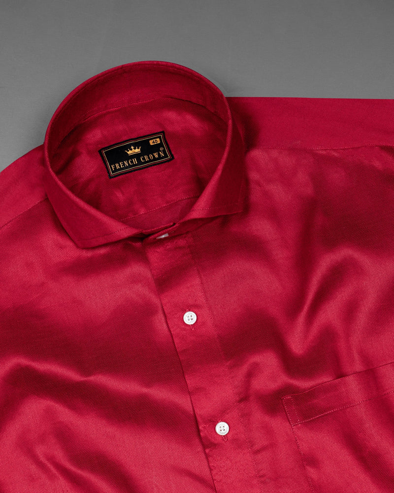 Bright Red Dobby Textured Premium Giza Cotton Shirt 5575-CA-38, 5575-CA-H-38, 5575-CA-39, 5575-CA-H-39, 5575-CA-40, 5575-CA-H-40, 5575-CA-42, 5575-CA-H-42, 5575-CA-44, 5575-CA-H-44, 5575-CA-46, 5575-CA-H-46, 5575-CA-48, 5575-CA-H-48, 5575-CA-50, 5575-CA-H-50, 5575-CA-52, 5575-CA-H-52