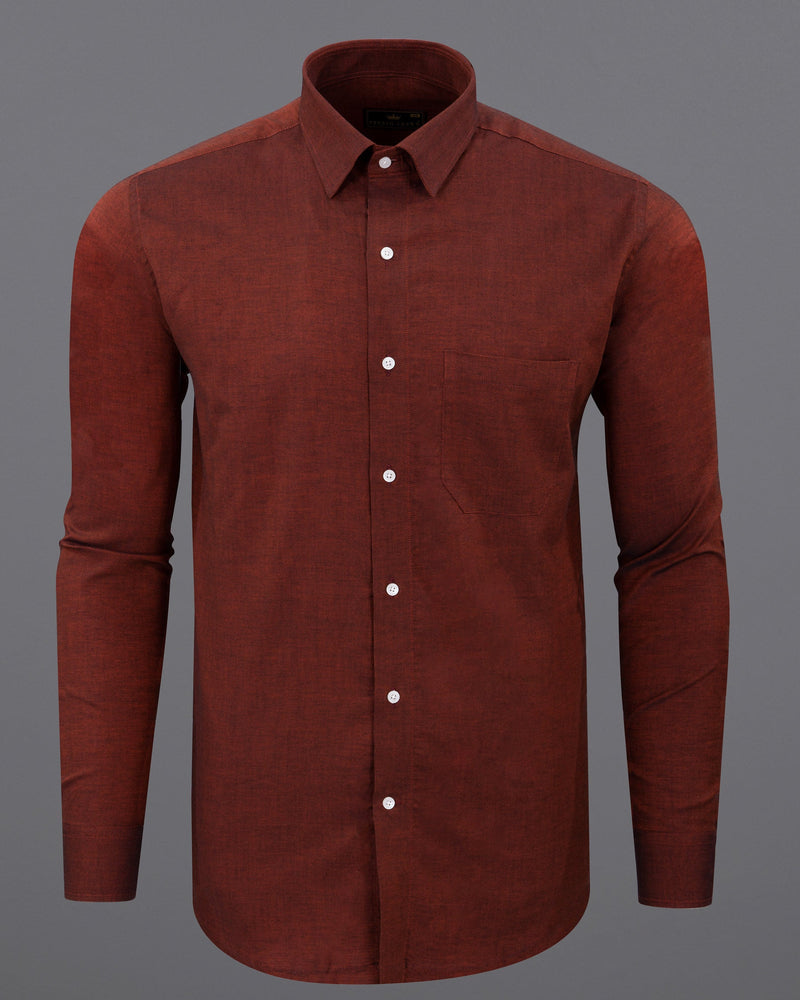 Rust Robin Chambray Premium Cotton Shirt 5578-38, 5578-H-38, 5578-39, 5578-H-39, 5578-40, 5578-H-40, 5578-42, 5578-H-42, 5578-44, 5578-H-44, 5578-46, 5578-H-46, 5578-48, 5578-H-48, 5578-50, 5578-H-50, 5578-52, 5578-H-52