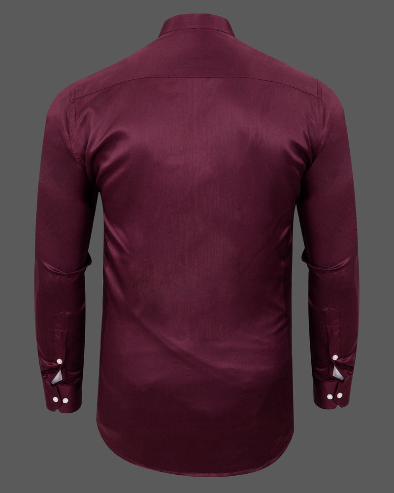 Burgundy Mandarin Collar Tencel Shirt 5625-M-38, 5625-M-H-38, 5625-M-39, 5625-M-H-39, 5625-M-40, 5625-M-H-40, 5625-M-42, 5625-M-H-42, 5625-M-44, 5625-M-H-44, 5625-M-46, 5625-M-H-46, 5625-M-48, 5625-M-H-48, 5625-M-50, 5625-M-H-50, 5625-M-52, 5625-M-H-52