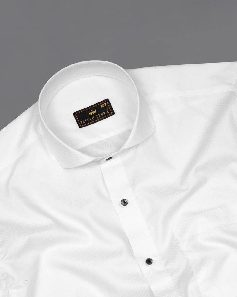 Bright White Dobby Textured Premium Giza Cotton Shirt 5653-CA-BLK-38, 5653-CA-BLK-H-38, 5653-CA-BLK-39, 5653-CA-BLK-H-39, 5653-CA-BLK-40, 5653-CA-BLK-H-40, 5653-CA-BLK-42, 5653-CA-BLK-H-42, 5653-CA-BLK-44, 5653-CA-BLK-H-44, 5653-CA-BLK-46, 5653-CA-BLK-H-46, 5653-CA-BLK-48, 5653-CA-BLK-H-48, 5653-CA-BLK-50, 5653-CA-BLK-H-50, 5653-CA-BLK-52, 5653-CA-BLK-H-52