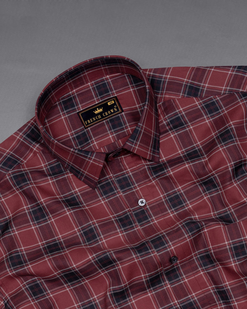 Rust Twill Plaid Premium Cotton Shirt 5662-BLK-38, 5662-BLK-H-38, 5662-BLK-39, 5662-BLK-H-39, 5662-BLK-40, 5662-BLK-H-40, 5662-BLK-42, 5662-BLK-H-42, 5662-BLK-44, 5662-BLK-H-44, 5662-BLK-46, 5662-BLK-H-46, 5662-BLK-48, 5662-BLK-H-48, 5662-BLK-50, 5662-BLK-H-50, 5662-BLK-52, 5662-BLK-H-52