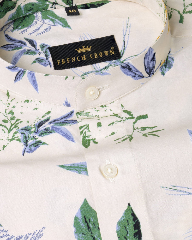 Pearl Bush Cream Sparrow Printed Premium Cotton Shirt 5699-M-38, 5699-M-H-38, 5699-M-39, 5699-M-H-39, 5699-M-40, 5699-M-H-40, 5699-M-42, 5699-M-H-42, 5699-M-44, 5699-M-H-44, 5699-M-46, 5699-M-H-46, 5699-M-48, 5699-M-H-48, 5699-M-50, 5699-M-H-50, 5699-M-52, 5699-M-H-52