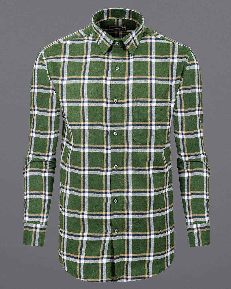 Glade Green Twill Plaid Premium Cotton Shirt 5704-GR-38, 5704-GR-H-38, 5704-GR-39, 5704-GR-H-39, 5704-GR-40, 5704-GR-H-40, 5704-GR-42, 5704-GR-H-42, 5704-GR-44, 5704-GR-H-44, 5704-GR-46, 5704-GR-H-46, 5704-GR-48, 5704-GR-H-48, 5704-GR-50, 5704-GR-H-50, 5704-GR-52, 5704-GR-H-52