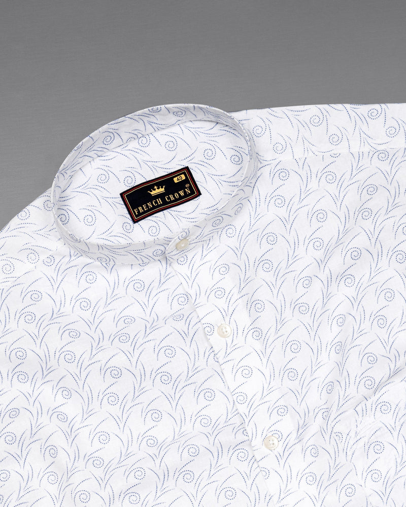 Bright White Printed Luxurious Linen Shirt 5710-M-38, 5710-M-H-38, 5710-M-39, 5710-M-H-39, 5710-M-40, 5710-M-H-40, 5710-M-42, 5710-M-H-42, 5710-M-44, 5710-M-H-44, 5710-M-46, 5710-M-H-46, 5710-M-48, 5710-M-H-48, 5710-M-50, 5710-M-H-50, 5710-M-52, 5710-M-H-52