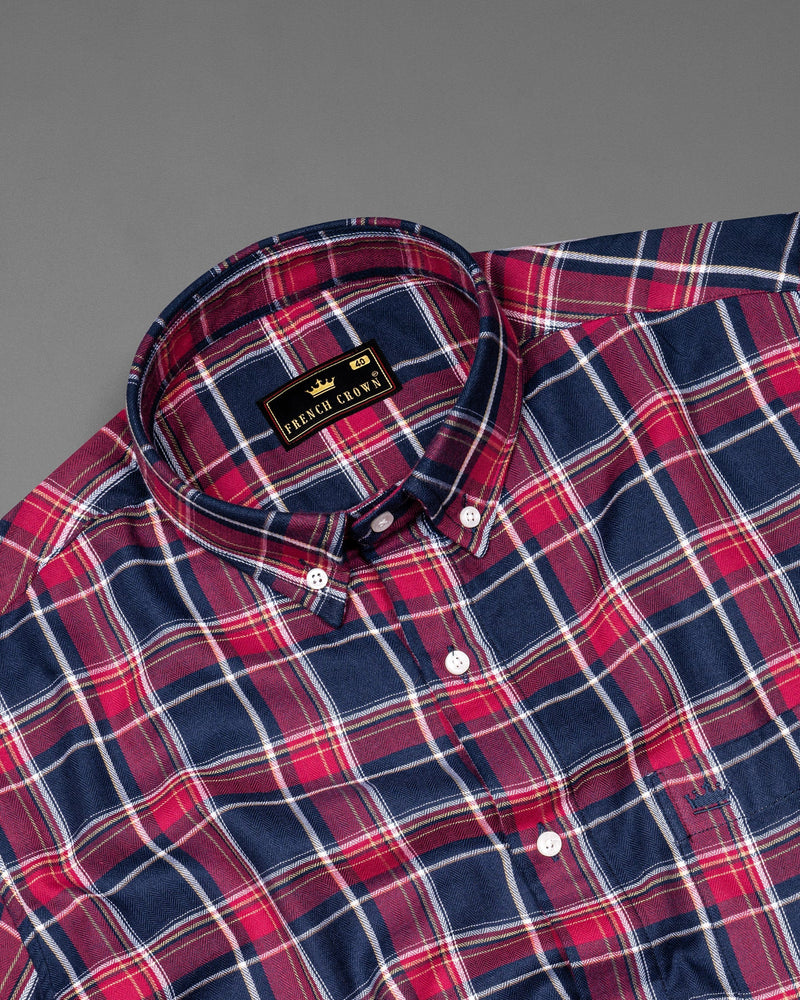 Shiraz Red and Big Stone Blue Plaid Herringbone Premium Cotton Shirt 5715-BD-38, 5715-BD-H-38, 5715-BD-39, 5715-BD-H-39, 5715-BD-40, 5715-BD-H-40, 5715-BD-42, 5715-BD-H-42, 5715-BD-44, 5715-BD-H-44, 5715-BD-46, 5715-BD-H-46, 5715-BD-48, 5715-BD-H-48, 5715-BD-50, 5715-BD-H-50, 5715-BD-52, 5715-BD-H-52