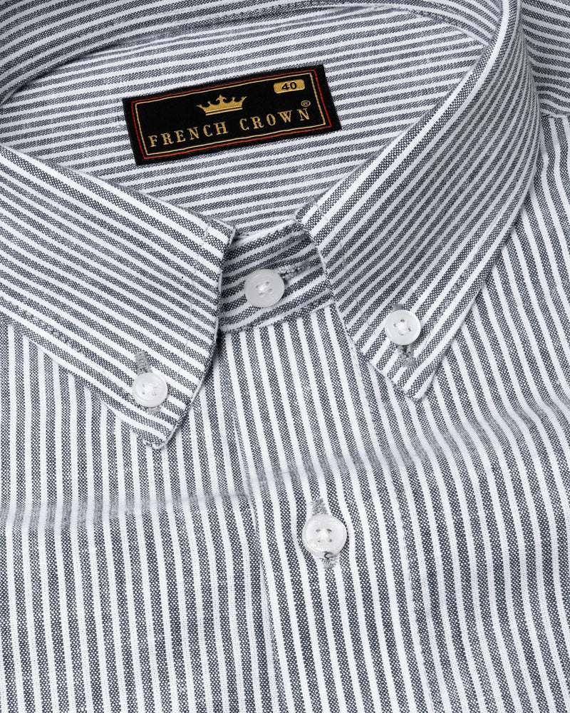 Bright White with Jade Black Striped Heavyweight Royal Oxford Shirt 5816-BD-38, 5816-BD-H-38, 5816-BD-39, 5816-BD-H-39, 5816-BD-40, 5816-BD-H-40, 5816-BD-42, 5816-BD-H-42, 5816-BD-44, 5816-BD-H-44, 5816-BD-46, 5816-BD-H-46, 5816-BD-48, 5816-BD-H-48, 5816-BD-50, 5816-BD-H-50, 5816-BD-52, 5816-BD-H-52