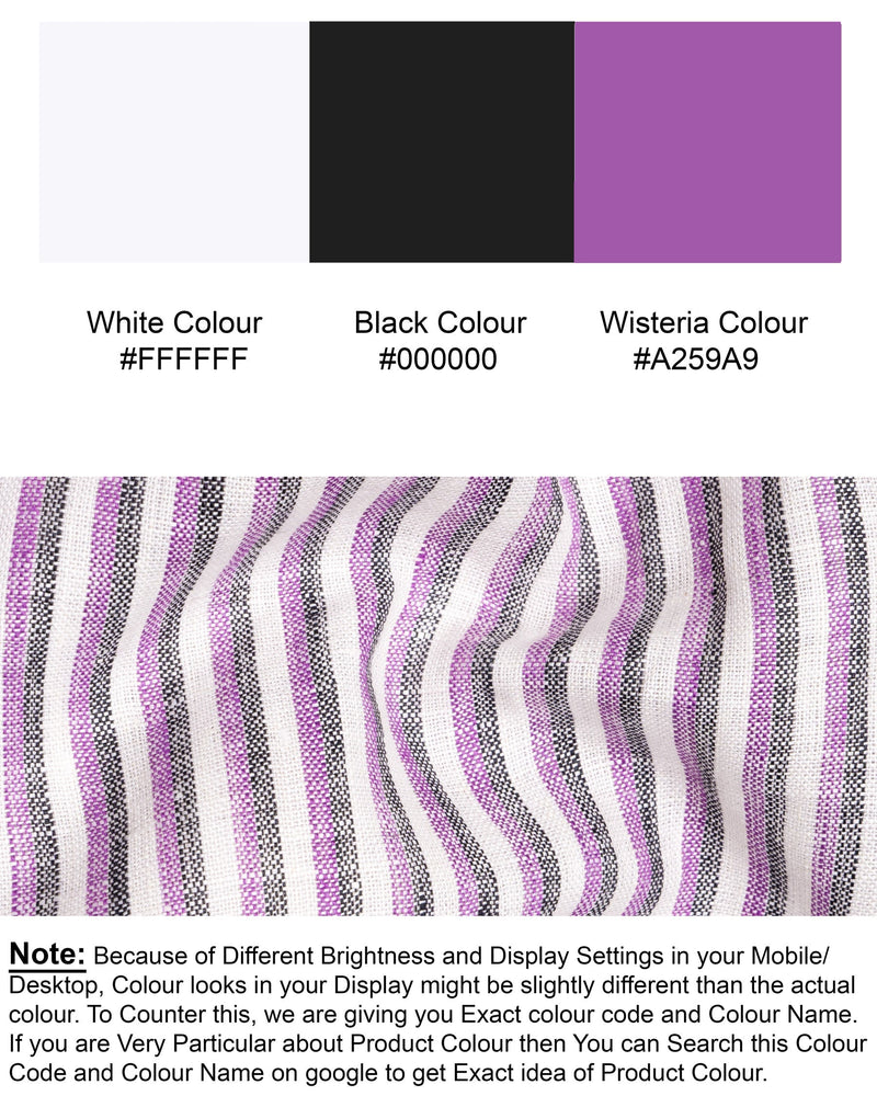 Jade Black with Purple and white Striped Luxurious Linen Shirt 5824-BD-BLK-38, 5824-BD-BLK-H-38, 5824-BD-BLK-39, 5824-BD-BLK-H-39, 5824-BD-BLK-40, 5824-BD-BLK-H-40, 5824-BD-BLK-42, 5824-BD-BLK-H-42, 5824-BD-BLK-44, 5824-BD-BLK-H-44, 5824-BD-BLK-46, 5824-BD-BLK-H-46, 5824-BD-BLK-48, 5824-BD-BLK-H-48, 5824-BD-BLK-50, 5824-BD-BLK-H-50, 5824-BD-BLK-52, 5824-BD-BLK-H-52