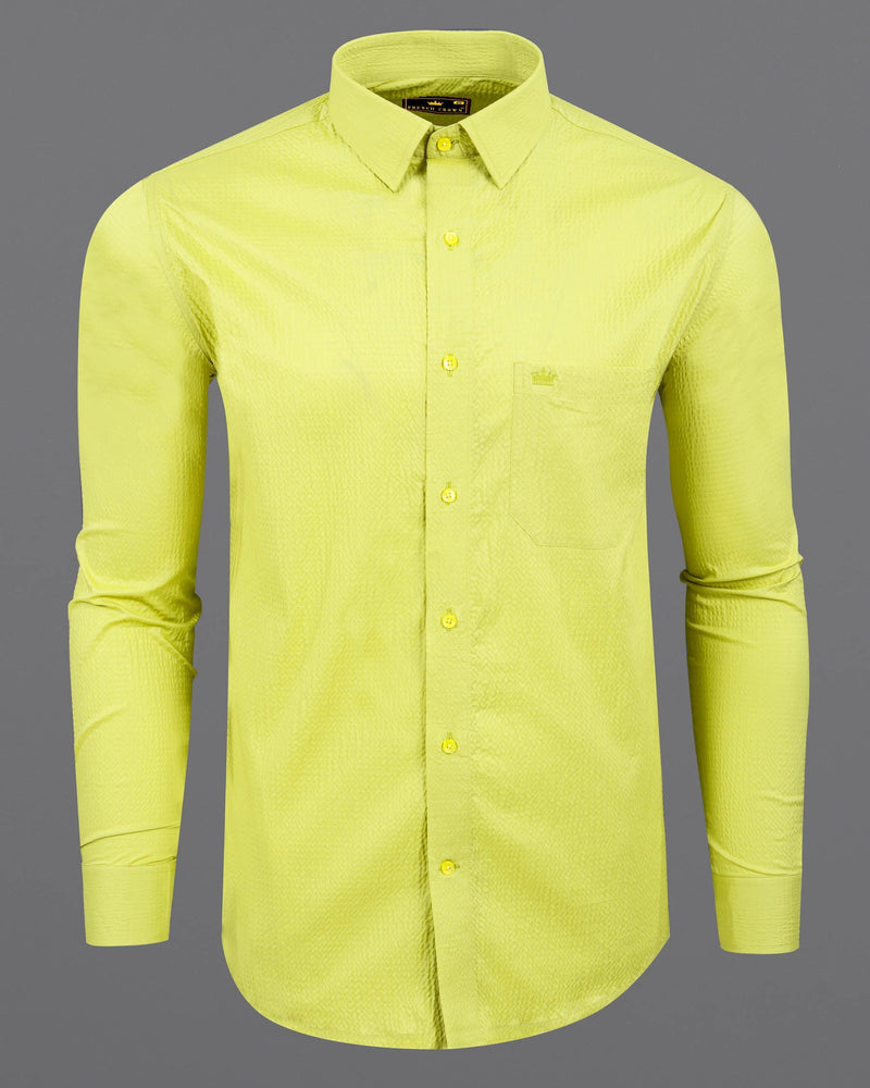 Chenin Green Seersucker Stretchable Premium Cotton Shirt 5832-YL-38, 5832-YL-H-38, 5832-YL-39, 5832-YL-H-39, 5832-YL-40, 5832-YL-H-40, 5832-YL-42, 5832-YL-H-42, 5832-YL-44, 5832-YL-H-44, 5832-YL-46, 5832-YL-H-46, 5832-YL-48, 5832-YL-H-48, 5832-YL-50, 5832-YL-H-50, 5832-YL-52, 5832-YL-H-52