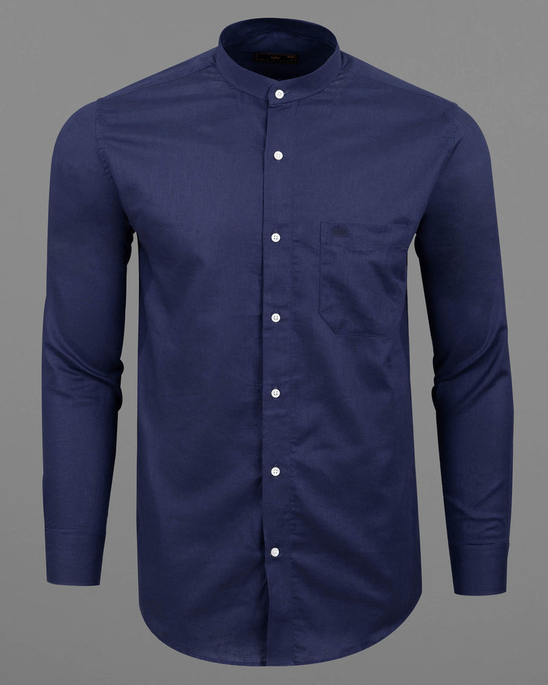 Bunting Blue Luxurious Linen Shirt 5833-M-38, 5833-M-H-38, 5833-M-39, 5833-M-H-39, 5833-M-40, 5833-M-H-40, 5833-M-42, 5833-M-H-42, 5833-M-44, 5833-M-H-44, 5833-M-46, 5833-M-H-46, 5833-M-48, 5833-M-H-48, 5833-M-50, 5833-M-H-50, 5833-M-52, 5833-M-H-52