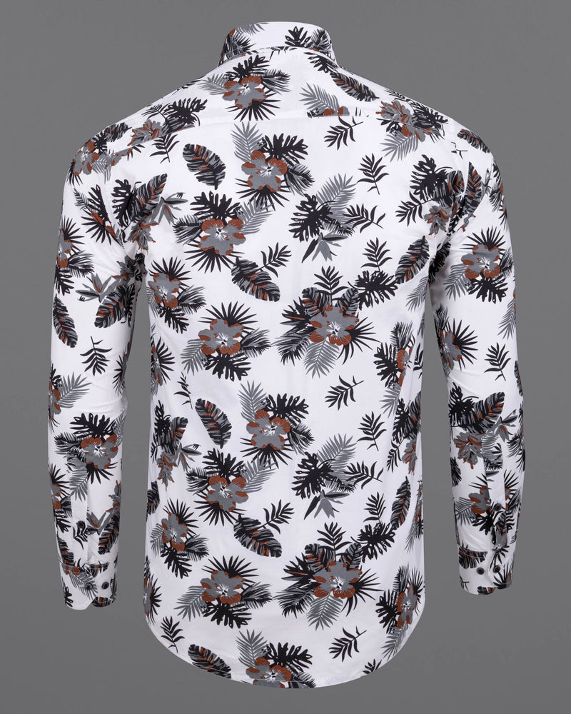 Bright White Tropical Printed Twill Textured Premium Cotton Shirt 5835-BLK-38, 5835-BLK-H-38, 5835-BLK-39, 5835-BLK-H-39, 5835-BLK-40, 5835-BLK-H-40, 5835-BLK-42, 5835-BLK-H-42, 5835-BLK-44, 5835-BLK-H-44, 5835-BLK-46, 5835-BLK-H-46, 5835-BLK-48, 5835-BLK-H-48, 5835-BLK-50, 5835-BLK-H-50, 5835-BLK-52, 5835-BLK-H-52