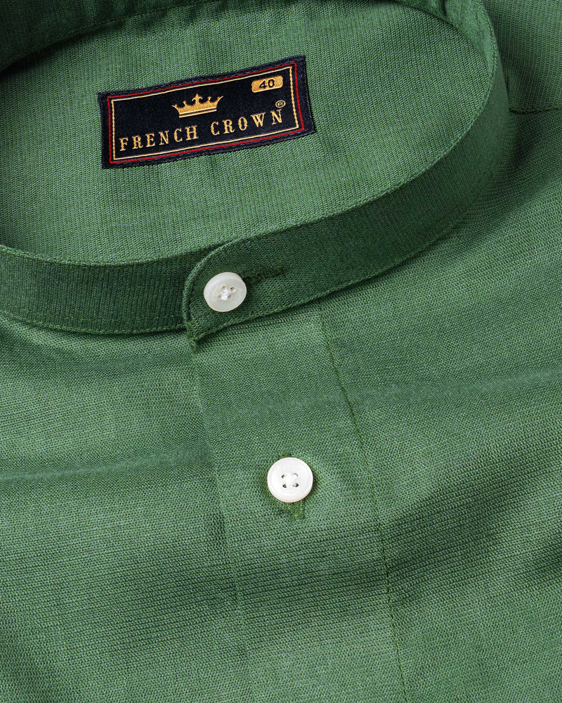 Killarney Green Luxurious Linen Shirt 5848-M-38, 5848-M-H-38, 5848-M-39, 5848-M-H-39, 5848-M-40, 5848-M-H-40, 5848-M-42, 5848-M-H-42, 5848-M-44, 5848-M-H-44, 5848-M-46, 5848-M-H-46, 5848-M-48, 5848-M-H-48, 5848-M-50, 5848-M-H-50, 5848-M-52, 5848-M-H-52