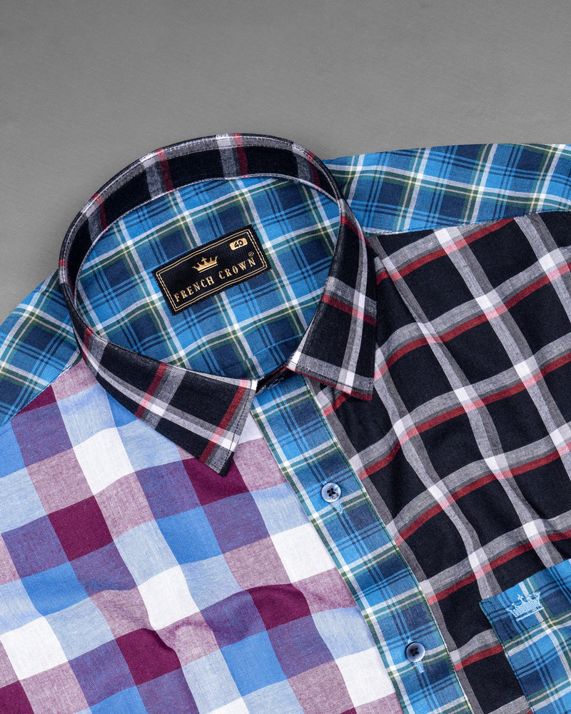 Multicolor Mix Plaid Premium Cotton Desigmer Shirt 5870-BLE-P70-38, 5870-BLE-P70-H-38, 5870-BLE-P70-39, 5870-BLE-P70-H-39, 5870-BLE-P70-40, 5870-BLE-P70-H-40, 5870-BLE-P70-42, 5870-BLE-P70-H-42, 5870-BLE-P70-44, 5870-BLE-P70-H-44, 5870-BLE-P70-46, 5870-BLE-P70-H-46, 5870-BLE-P70-48, 5870-BLE-P70-H-48, 5870-BLE-P70-50, 5870-BLE-P70-H-50, 5870-BLE-P70-52, 5870-BLE-P70-H-52