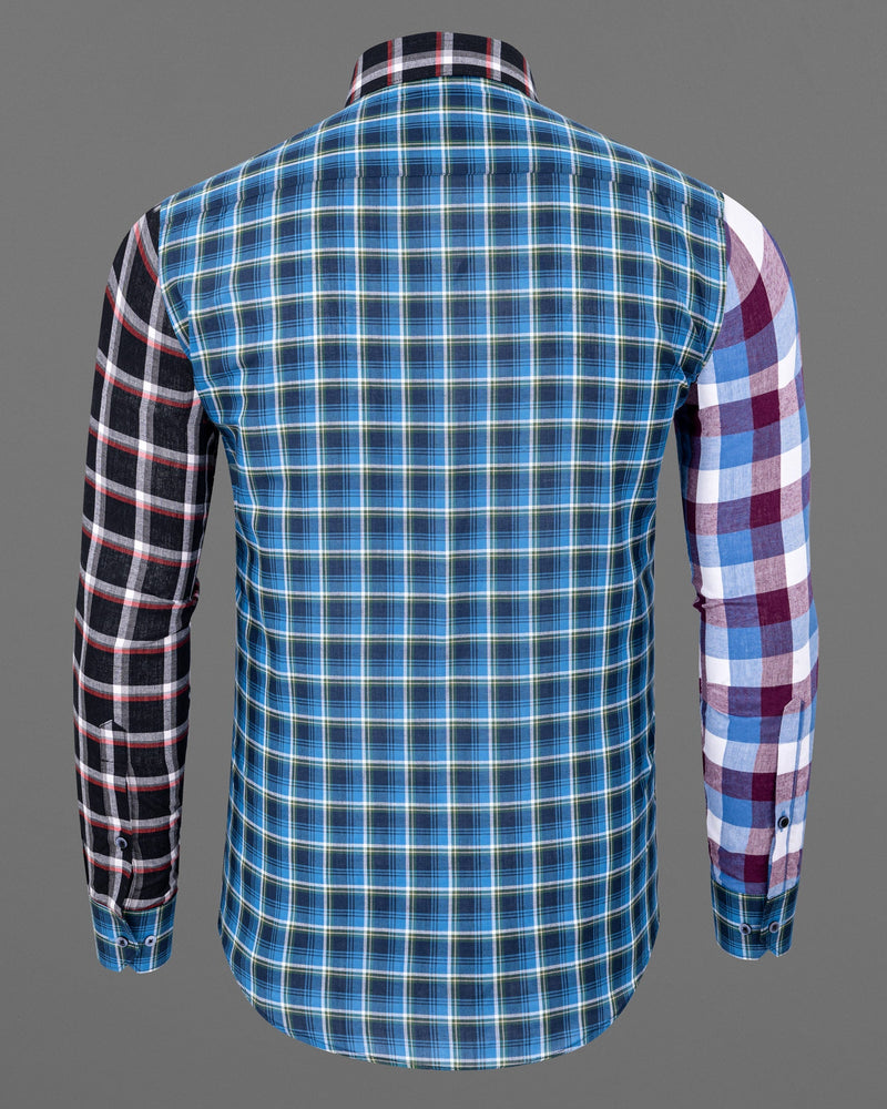 Multicolor Mix Plaid Premium Cotton Desigmer Shirt 5870-BLE-P70-38, 5870-BLE-P70-H-38, 5870-BLE-P70-39, 5870-BLE-P70-H-39, 5870-BLE-P70-40, 5870-BLE-P70-H-40, 5870-BLE-P70-42, 5870-BLE-P70-H-42, 5870-BLE-P70-44, 5870-BLE-P70-H-44, 5870-BLE-P70-46, 5870-BLE-P70-H-46, 5870-BLE-P70-48, 5870-BLE-P70-H-48, 5870-BLE-P70-50, 5870-BLE-P70-H-50, 5870-BLE-P70-52, 5870-BLE-P70-H-52