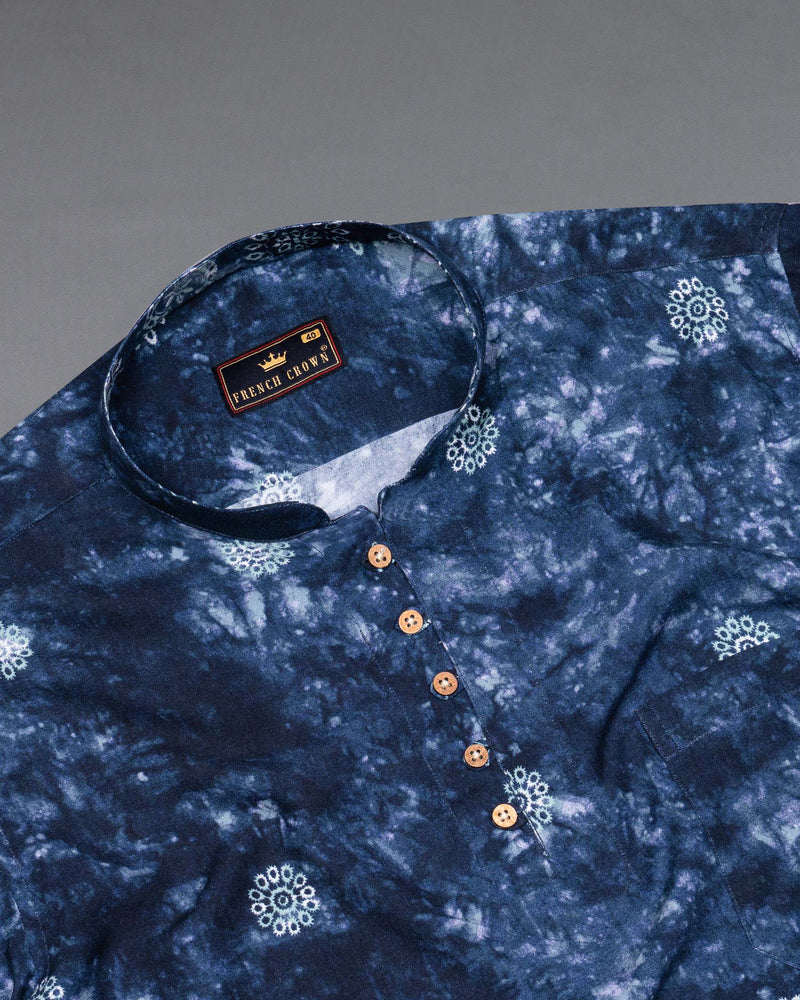 Cello Blue Floral Printed Premium Tencel Shirt 5873-KS-38, 5873-KS-H-38, 5873-KS-39, 5873-KS-H-39, 5873-KS-40, 5873-KS-H-40, 5873-KS-42, 5873-KS-H-42, 5873-KS-44, 5873-KS-H-44, 5873-KS-46, 5873-KS-H-46, 5873-KS-48, 5873-KS-H-48, 5873-KS-50, 5873-KS-H-50, 5873-KS-52, 5873-KS-H-52