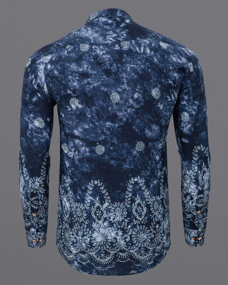 Cello Blue Floral Printed Premium Tencel Shirt 5873-KS-38, 5873-KS-H-38, 5873-KS-39, 5873-KS-H-39, 5873-KS-40, 5873-KS-H-40, 5873-KS-42, 5873-KS-H-42, 5873-KS-44, 5873-KS-H-44, 5873-KS-46, 5873-KS-H-46, 5873-KS-48, 5873-KS-H-48, 5873-KS-50, 5873-KS-H-50, 5873-KS-52, 5873-KS-H-52