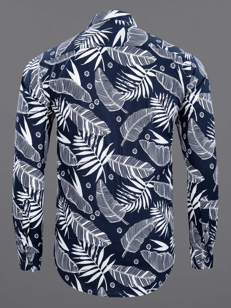 Bunting Blue Leaves Printed Premium Cotton Shirt 5910-CC-BLE-38, 5910-CC-BLE-H-38, 5910-CC-BLE-39, 5910-CC-BLE-H-39, 5910-CC-BLE-40, 5910-CC-BLE-H-40, 5910-CC-BLE-42, 5910-CC-BLE-H-42, 5910-CC-BLE-44, 5910-CC-BLE-H-44, 5910-CC-BLE-46, 5910-CC-BLE-H-46, 5910-CC-BLE-48, 5910-CC-BLE-H-48, 5910-CC-BLE-50, 5910-CC-BLE-H-50, 5910-CC-BLE-52, 5910-CC-BLE-H-52