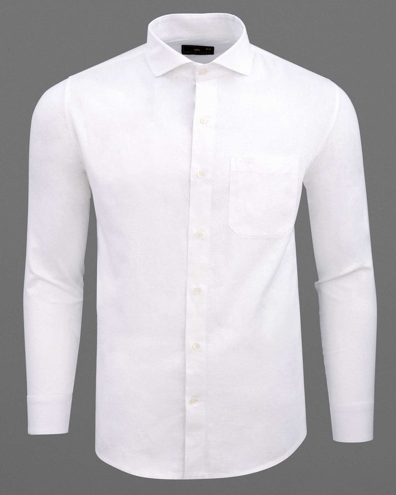 Cloud White Dobby Textured Giza Cotton Shirt 5925-CA-38, 5925-CA-H-38, 5925-CA-39, 5925-CA-H-39, 5925-CA-40, 5925-CA-H-40, 5925-CA-42, 5925-CA-H-42, 5925-CA-44, 5925-CA-H-44, 5925-CA-46, 5925-CA-H-46, 5925-CA-48, 5925-CA-H-48, 5925-CA-50, 5925-CA-H-50, 5925-CA-52, 5925-CA-H-52