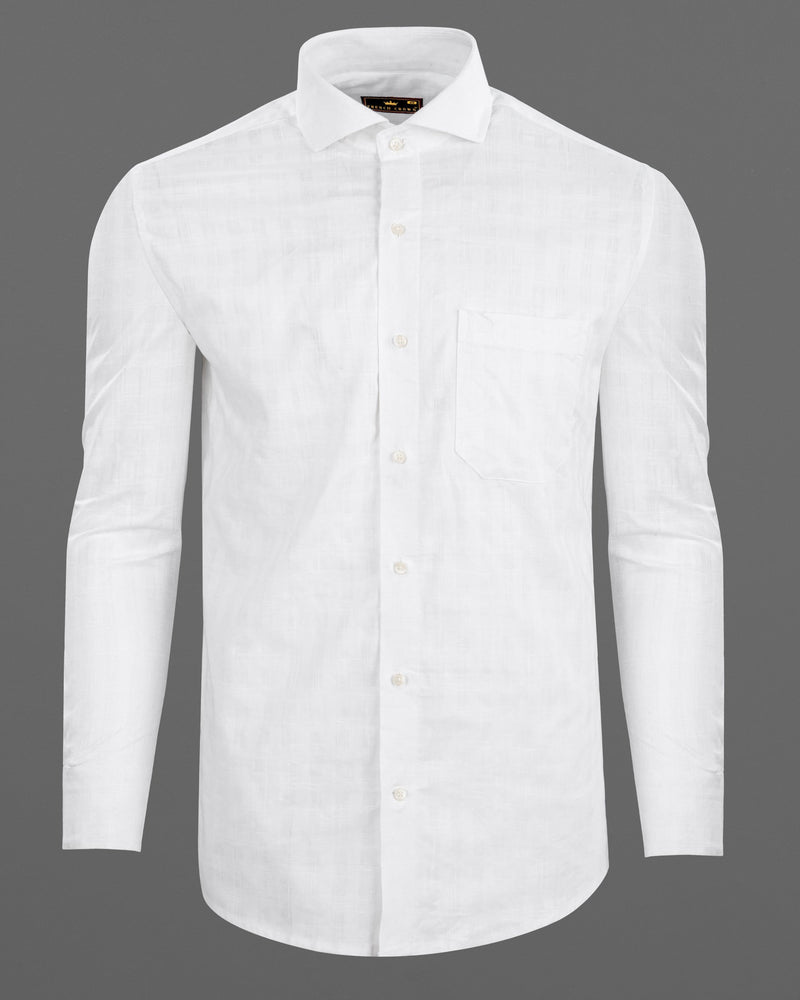 Bright White dobby Textured Luxurious Linen Shirt 5931-CA-38, 5931-CA-H-38, 5931-CA-39, 5931-CA-H-39, 5931-CA-40, 5931-CA-H-40, 5931-CA-42, 5931-CA-H-42, 5931-CA-44, 5931-CA-H-44, 5931-CA-46, 5931-CA-H-46, 5931-CA-48, 5931-CA-H-48, 5931-CA-50, 5931-CA-H-50, 5931-CA-52, 5931-CA-H-52