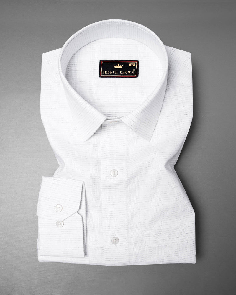 Bright White Dobby Textured Premium Giza Cotton Shirt 5939-38, 5939-H-38, 5939-39, 5939-H-39, 5939-40, 5939-H-40, 5939-42, 5939-H-42, 5939-44, 5939-H-44, 5939-46, 5939-H-46, 5939-48, 5939-H-48, 5939-50, 5939-H-50, 5939-52, 5939-H-52