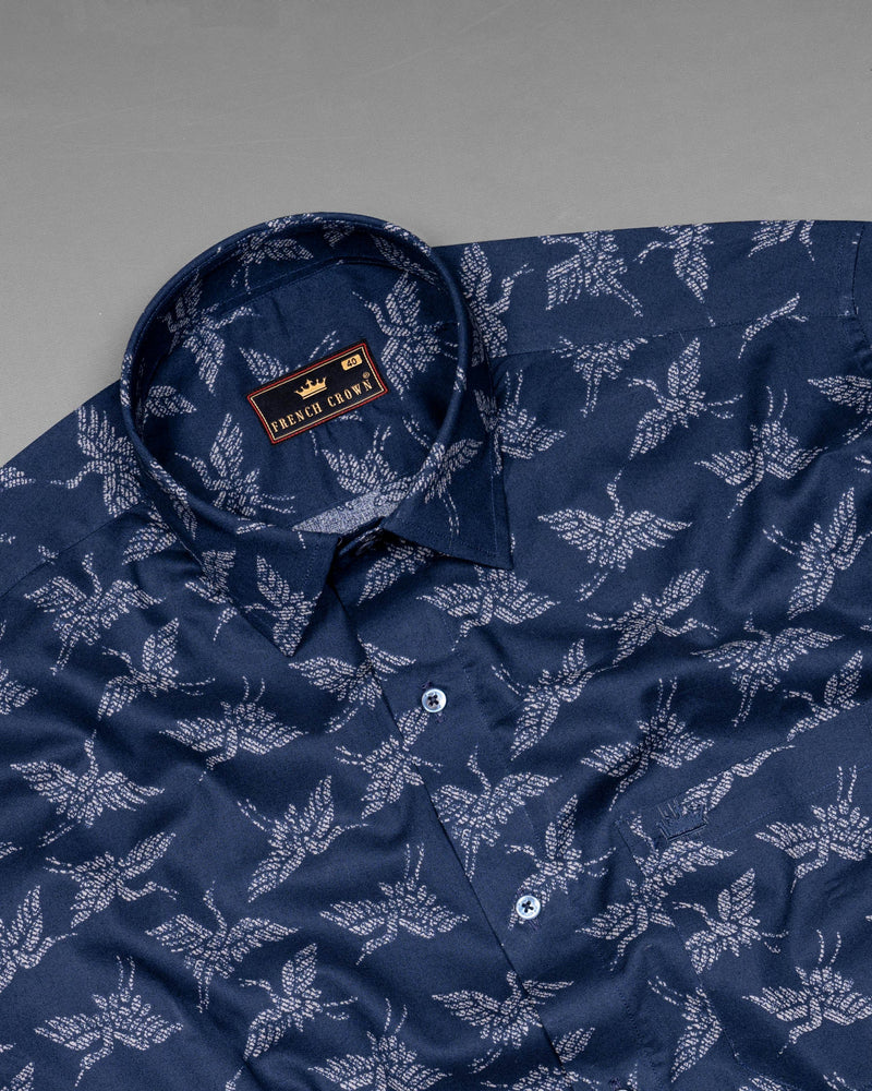 Big Stone Blue Birds Printed Super Soft Premium Cotton Shirt 5941-BLE-38, 5941-BLE-H-38, 5941-BLE-39, 5941-BLE-H-39, 5941-BLE-40, 5941-BLE-H-40, 5941-BLE-42, 5941-BLE-H-42, 5941-BLE-44, 5941-BLE-H-44, 5941-BLE-46, 5941-BLE-H-46, 5941-BLE-48, 5941-BLE-H-48, 5941-BLE-50, 5941-BLE-H-50, 5941-BLE-52, 5941-BLE-H-52