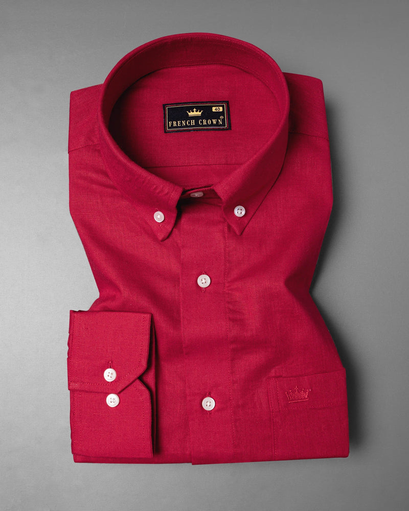 Cardinal Red Luxurious Linen Shirt 5985-BD-38, 5985-BD-H-38, 5985-BD-39, 5985-BD-H-39, 5985-BD-40, 5985-BD-H-40, 5985-BD-42, 5985-BD-H-42, 5985-BD-44, 5985-BD-H-44, 5985-BD-46, 5985-BD-H-46, 5985-BD-48, 5985-BD-H-48, 5985-BD-50, 5985-BD-H-50, 5985-BD-52, 5985-BD-H-52