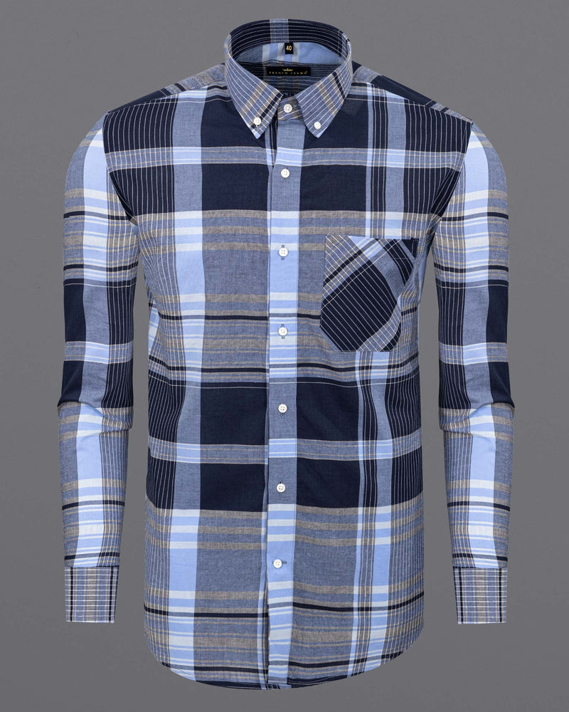 Tangaroa and Perano Blue Checkered Premium Cotton Shirt 6004-BD-38,6004-BD-H-38,6004-BD-39,6004-BD-H-39,6004-BD-40,6004-BD-H-40,6004-BD-42,6004-BD-H-42,6004-BD-44,6004-BD-H-44,6004-BD-46,6004-BD-H-46,6004-BD-48,6004-BD-H-48,6004-BD-50,6004-BD-H-50,6004-BD-52,6004-BD-H-52