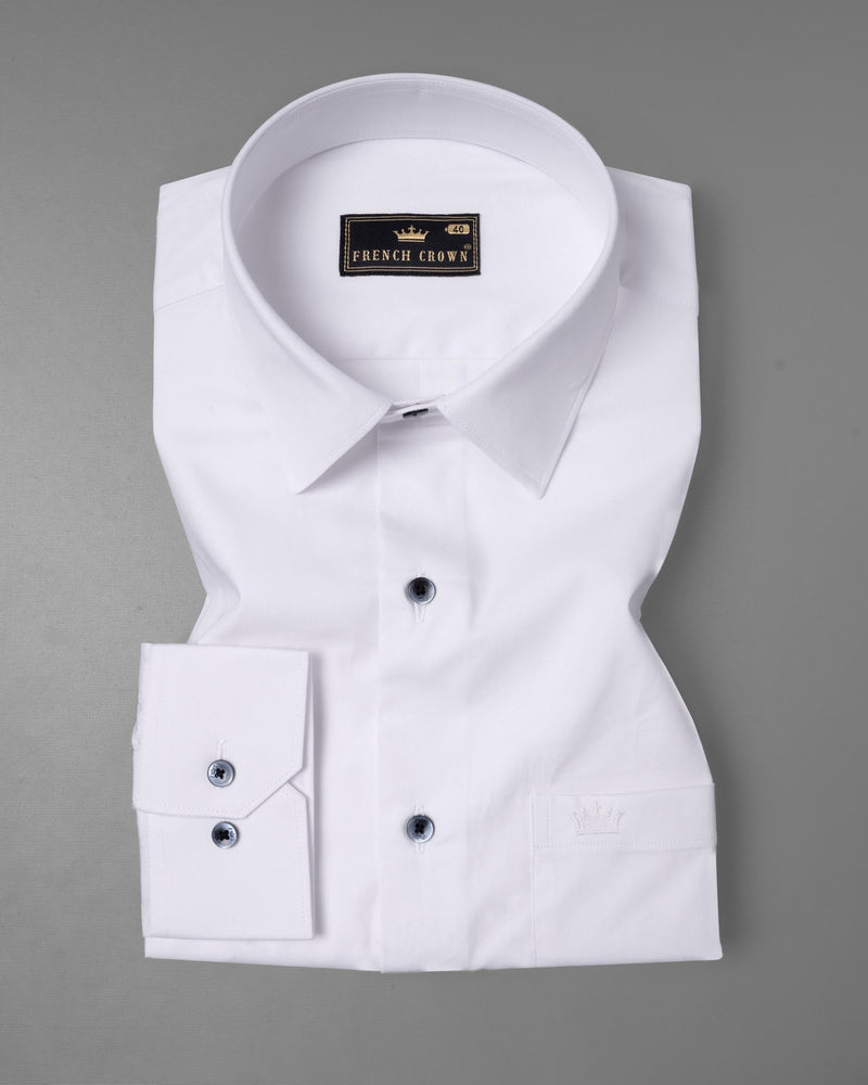 Bright White Navy Buttoned Premium Cotton Shirt 6023-BLE-38,6023-BLE-H-38,6023-BLE-39,6023-BLE-H-39,6023-BLE-40,6023-BLE-H-40,6023-BLE-42,6023-BLE-H-42,6023-BLE-44,6023-BLE-H-44,6023-BLE-46,6023-BLE-H-46,6023-BLE-48,6023-BLE-H-48,6023-BLE-50,6023-BLE-H-50,6023-BLE-52,6023-BLE-H-52